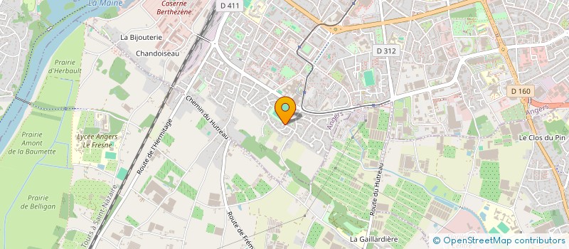 localisation de l'entreprise AJL 49 à ANGERS