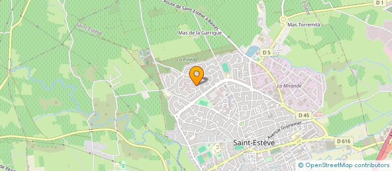 localisation de l'entreprise AJL  SAINT-ESTEVE