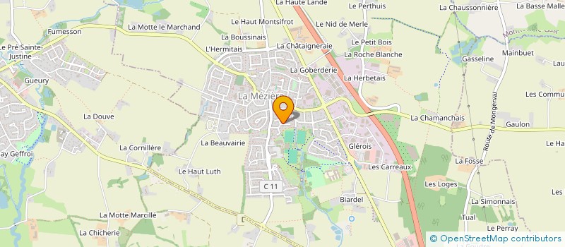 localisation de l'entreprise AJL  MELESSE