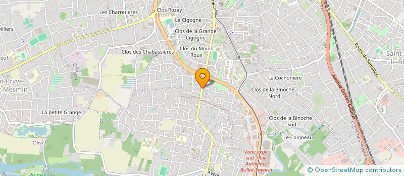 localisation de l'entreprise AJL à ORLEANS
