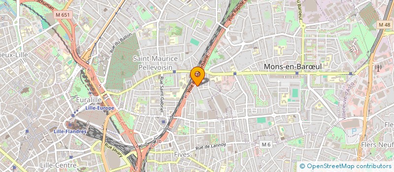 localisation de l'entreprise AJL  LILLE