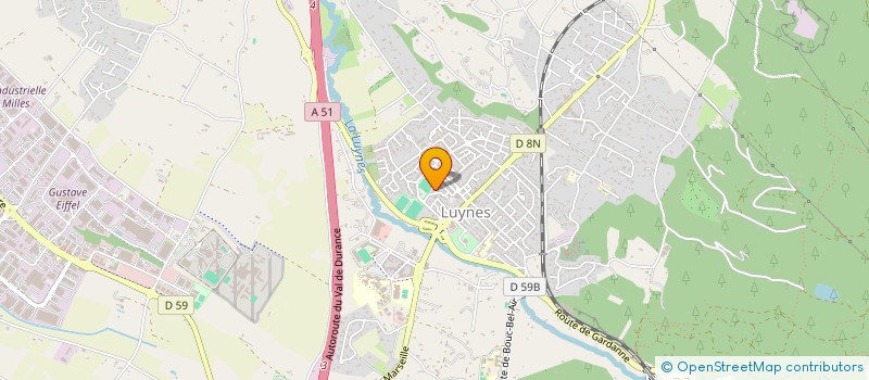 localisation de l'entreprise AJL A FLEURS DE COEUR  AIX EN PROVENCE