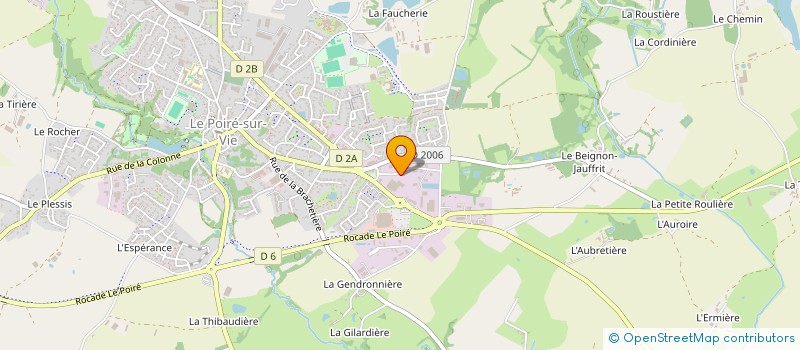 localisation de l'entreprise AJL AUTO à LE POIRE-SUR-VIE