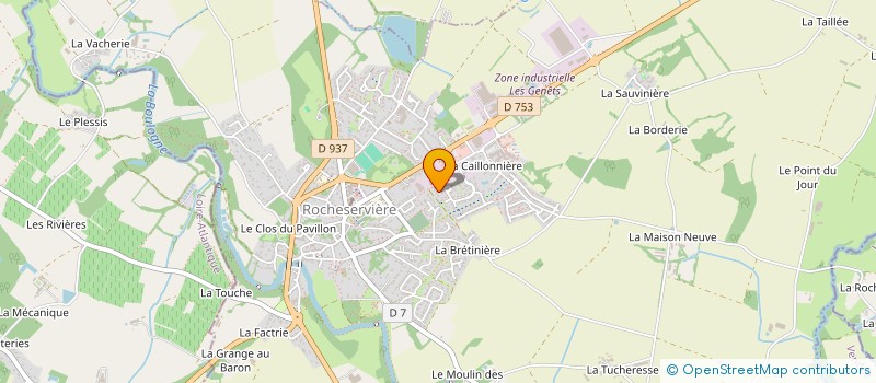 localisation de l'entreprise AJL BY CG  ROCHESERVIERE