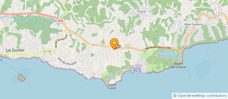 localisation de l'entreprise AJL DESIGN FACTORY  LE GOSIER