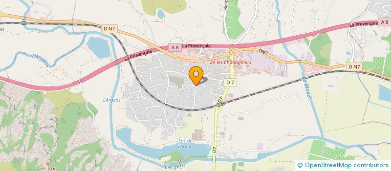 localisation de l'entreprise AJL DU PLAN  LE MUY