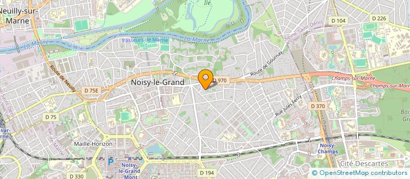 localisation de l'entreprise AJL ELECTRIC à NOISY-LE-GRAND