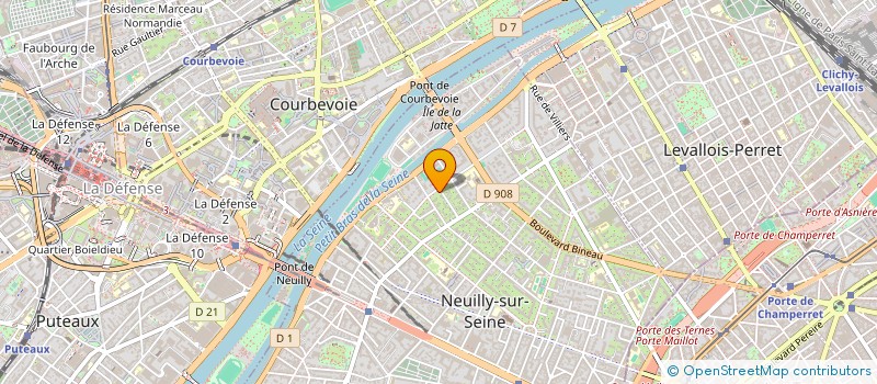 localisation de l'entreprise AJL FINANCIERE à NEUILLY-SUR-SEINE