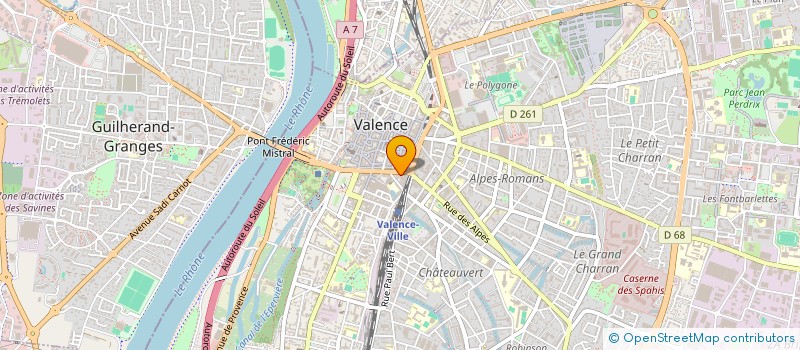 localisation de l'entreprise AJL IMMO  VALENCE