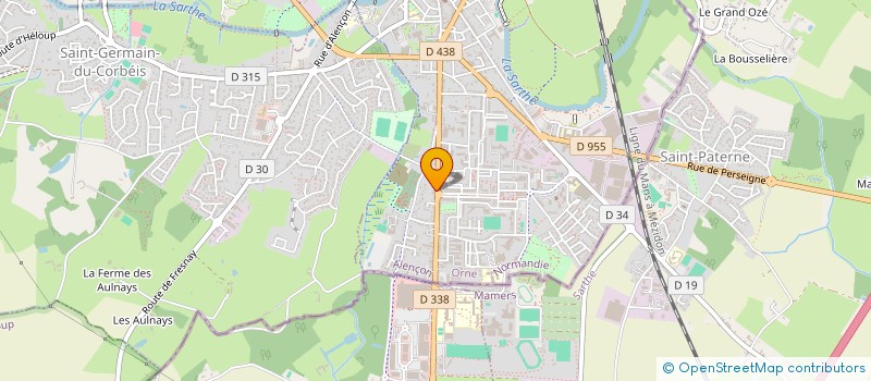 localisation de l'entreprise AJL IMMOBILIERE à ALENCON