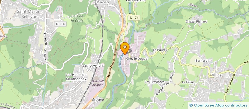 localisation de l'entreprise AJL IMPERIAL  VILLAZ