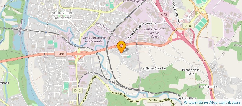 localisation de l'entreprise AJL MENUISERIES  SAINT-JUST-SAINT-RAMBERT