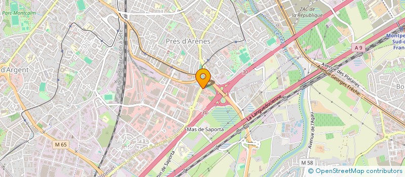 localisation de l'entreprise AJL SARL à MONTPELLIER