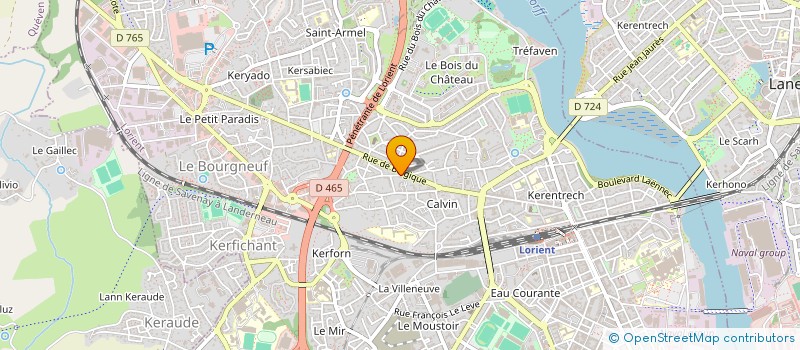 localisation de l'entreprise AJL SOLUTIONS à LORIENT