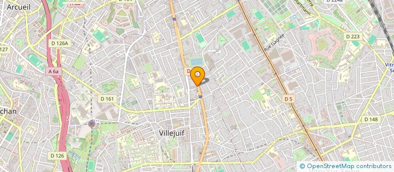 localisation de l'entreprise AJLB  VILLEJUIF