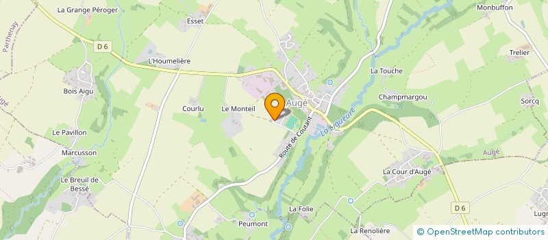 localisation de l'entreprise AJLC  AUGE