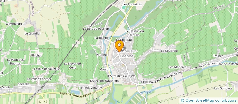 localisation de l'entreprise AJLCA à VERNOU-SUR-BRENNE