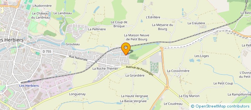 localisation de l'entreprise AJLD à LES HERBIERS
