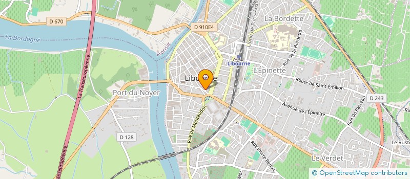 localisation de l'entreprise AJLH à LIBOURNE