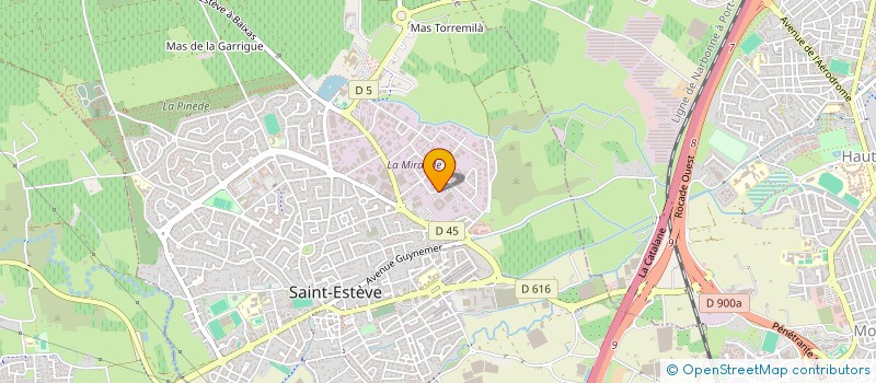 localisation de l'entreprise AJLM  SAINT-ESTEVE