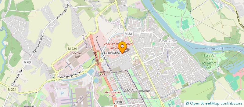 localisation de l'entreprise AJLP CAPITAL  BEAUZELLE