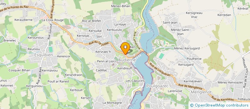 localisation de l'entreprise AJLR  AUDIERNE