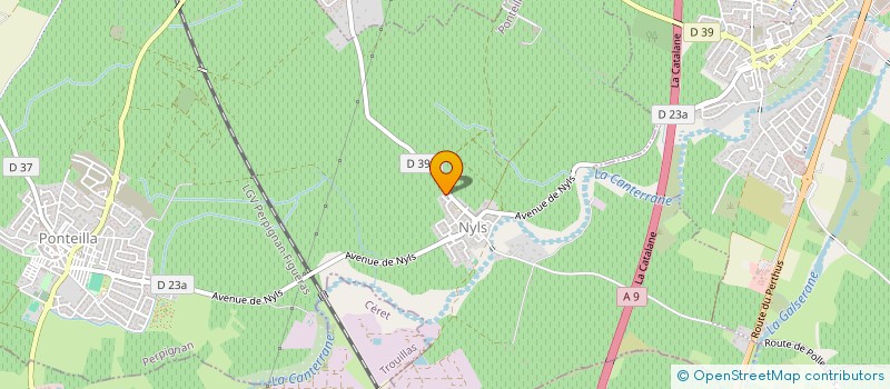 localisation de l'entreprise AJLR FINANCES  PONTEILLA