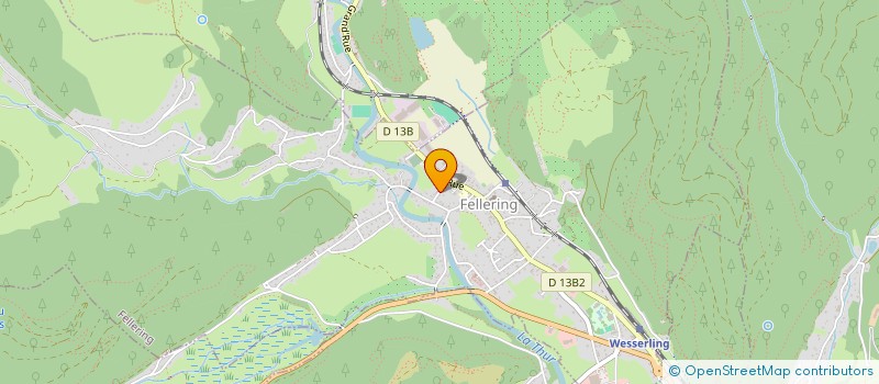 localisation de l'entreprise AJLS  FELLERING