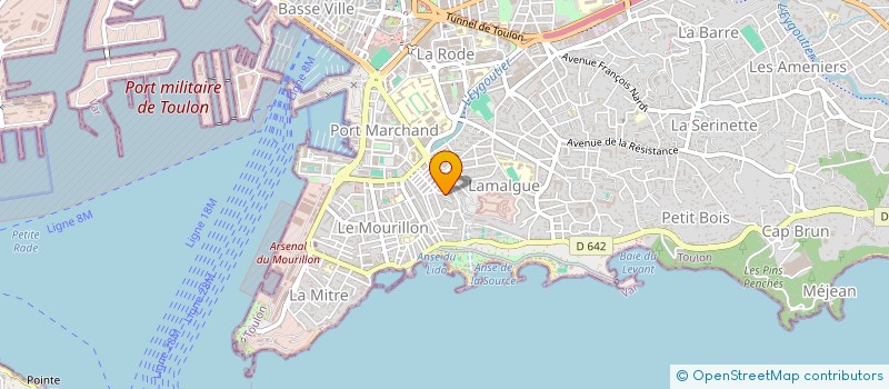 localisation de l'entreprise AJLT  TOULON