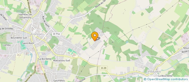 localisation de l'entreprise AJLZ  FRONTON