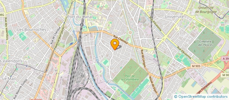 localisation de l'entreprise AJM 2205 à DIJON