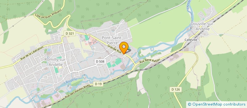 localisation de l'entreprise AJM  PONT-SAINT-PIERRE