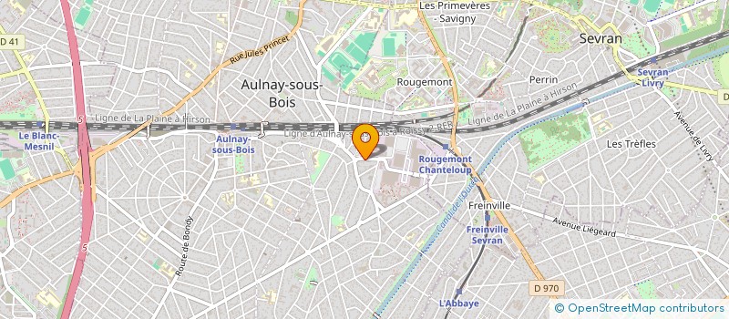 localisation de l'entreprise AJM à AULNAY-SOUS-BOIS