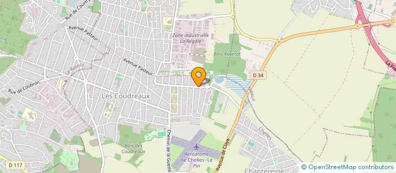 localisation de l'entreprise AJM  CHELLES