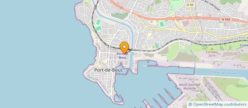 localisation de l'entreprise AJM à PORT-DE-BOUC