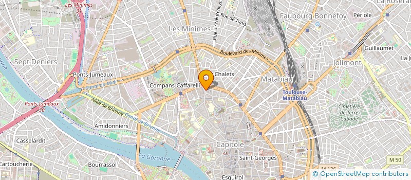 localisation de l'entreprise AJM  TOULOUSE