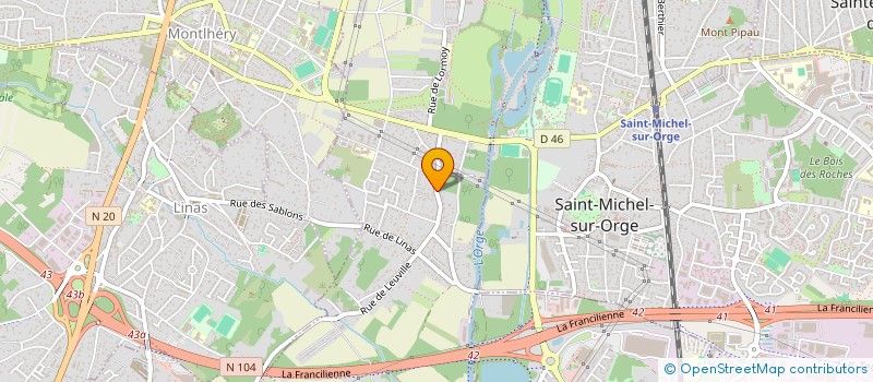 localisation de l'entreprise AJM à LONGPONT-SUR-ORGE