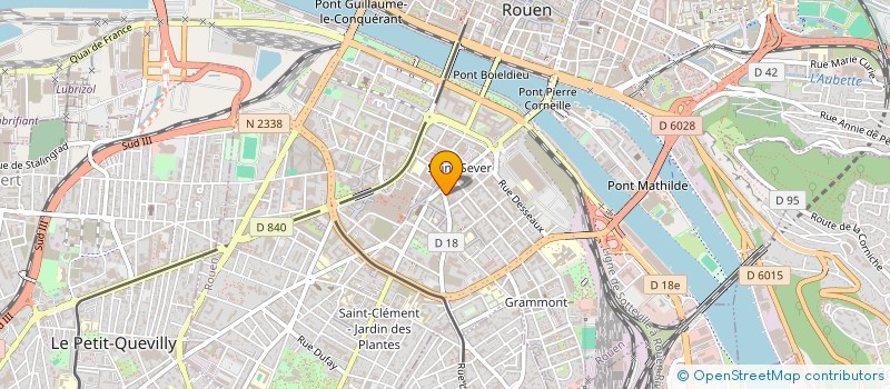 localisation de l'entreprise AJM à ROUEN