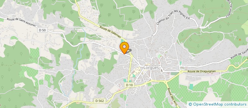 localisation de l'entreprise AJM  LORGUES