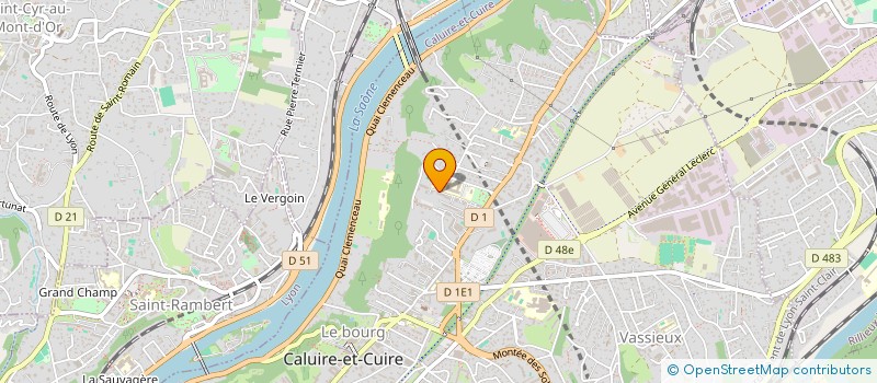 localisation de l'entreprise AJM CHAUFFEUR  CALUIRE-ET-CUIRE