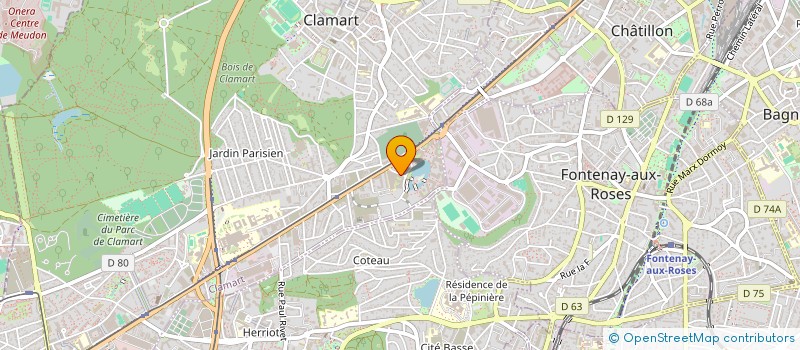 localisation de l'entreprise AJM CLIMATISATION à CLAMART