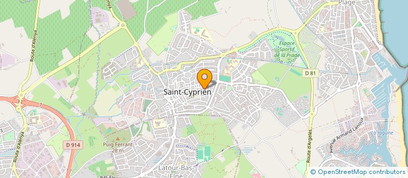 localisation de l'entreprise AJM CONSEIL à SAINT-CYPRIEN