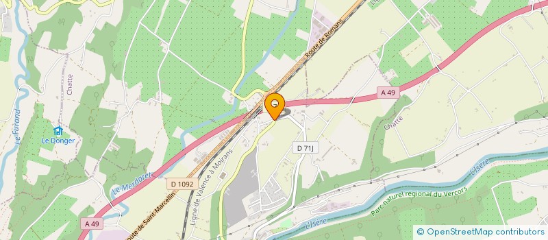 localisation de l'entreprise AJM EMBALLAGES à LA SONE