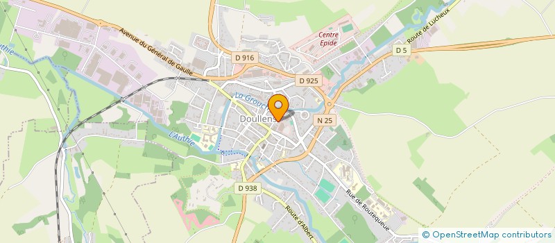 localisation de l'entreprise AJM FINANCIERE à DOULLENS