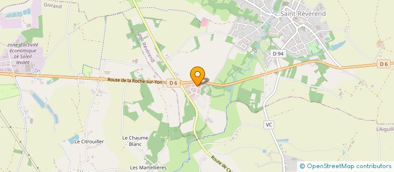 localisation de l'entreprise AJM HABITAT  SAINT-REVEREND