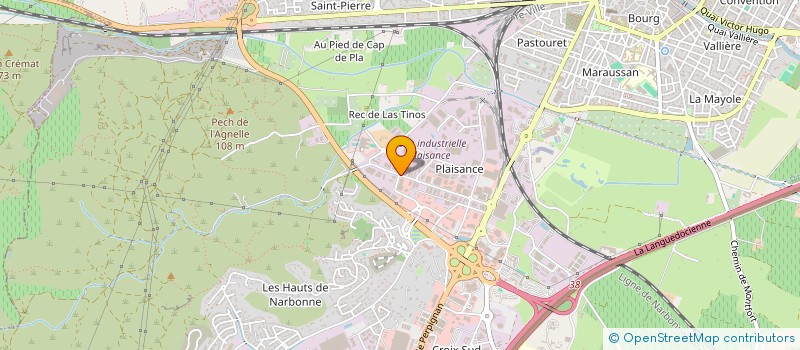 localisation de l'entreprise AJM INVEST à NARBONNE
