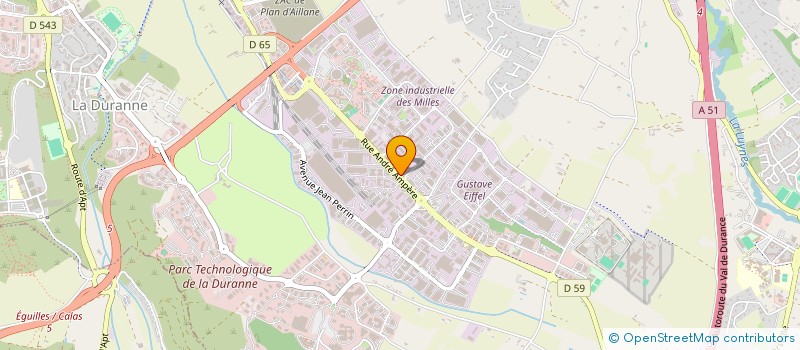 localisation de l'entreprise AJM INVEST à AIX-EN-PROVENCE