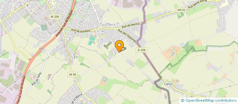 localisation de l'entreprise AJM LOCATIONS  TOUFFLERS