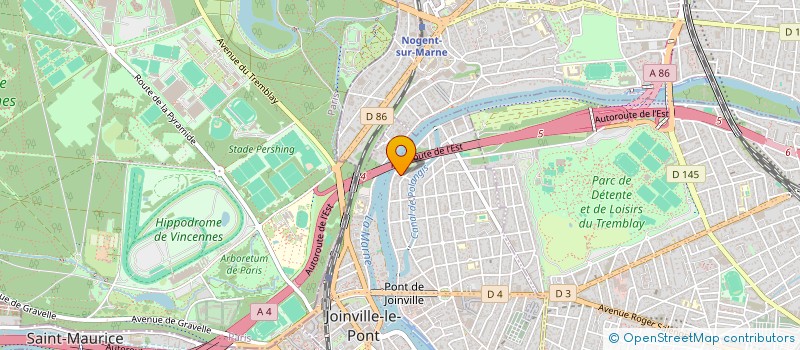 localisation de l'entreprise AJM MELUN à JOINVILLE-LE-PONT