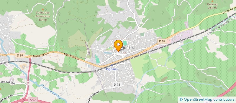 localisation de l'entreprise AJM PISCINE à PIGNANS
